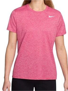 Nike Dri-FIT Women’s Heathered Red Training T-shirt. Sz 1X. NWT